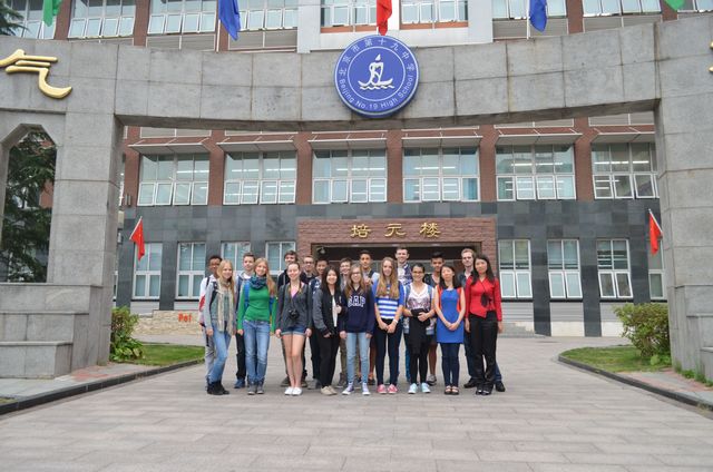 Gruppenfoto Austauschschule