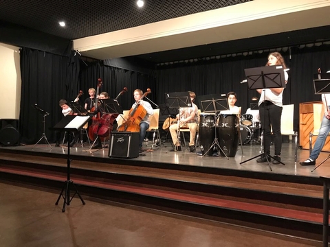 Das Orchester beim Sommerkonzert